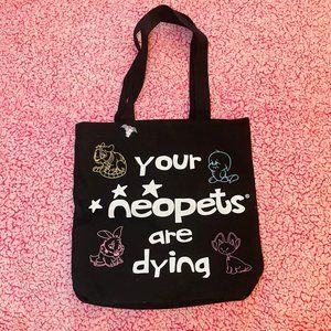 Cakeworthy "Your Neopets Are Dying" Tote Bag